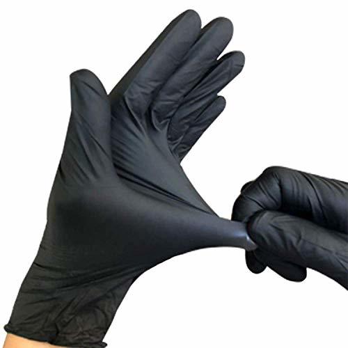 Productos ZWCC 100 X Guantes Universales De Goma De Nitrilo Cocina Hogar Guantes