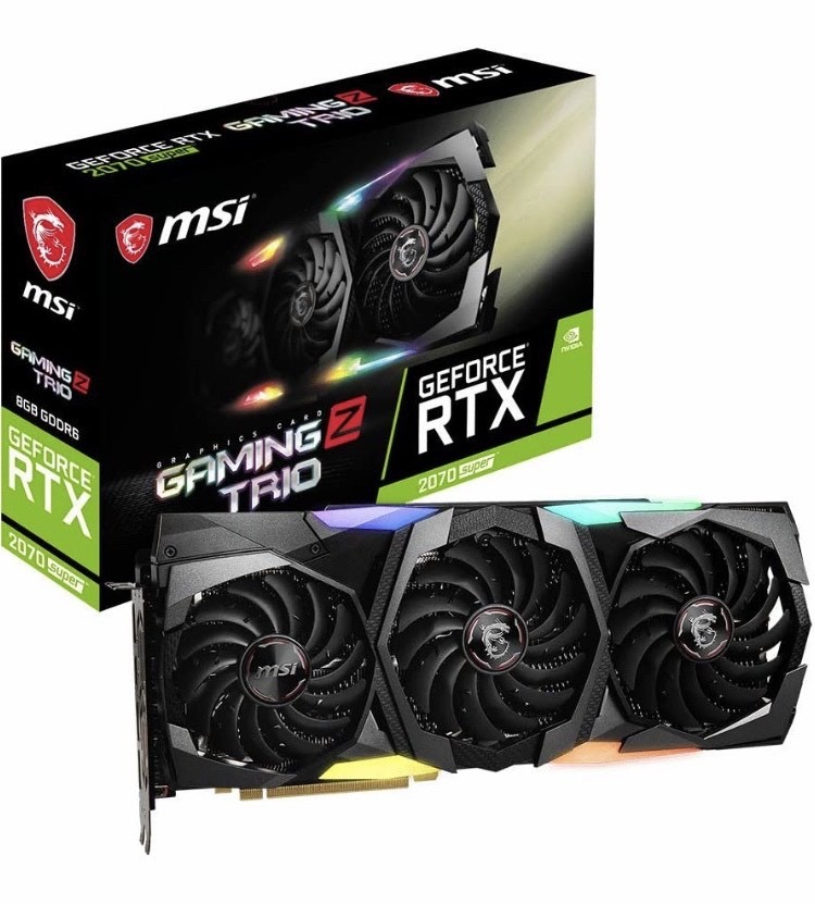 Product MSI Gaming GeForce RTX 2070 Super 8 GB