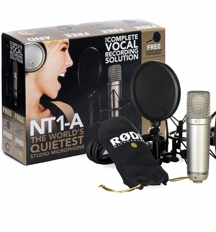 Social Pacote microfone condensador cardióide Rode Microphones NT1-