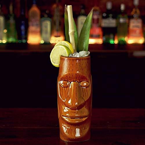 Isla de Pascua Tiki taza 14 oz/415 ml – cerámica hawaiano cóctel taza