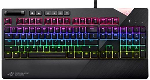 Asus Rog Strix Flare - Teclado Mecánico con interruptores Cherry MX RGB