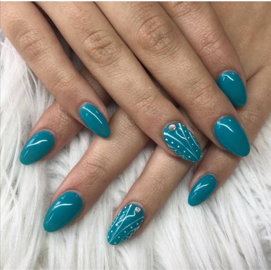 Moda Blue nails