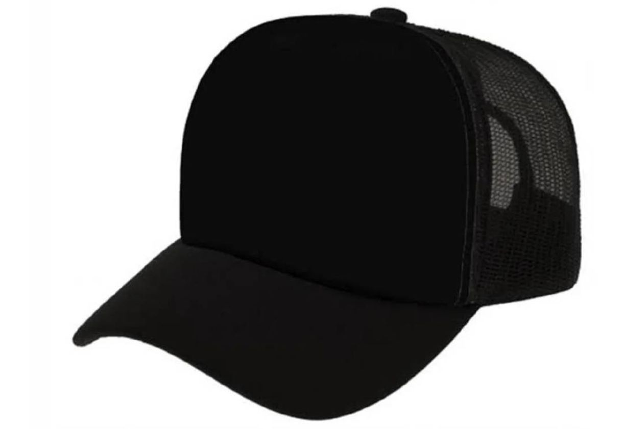 Moda Boné Trucker Preto Liso Rendinha Aba Curva Barato Simples 