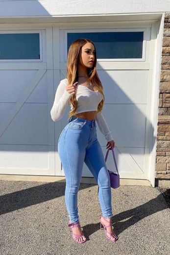 Classic High Waist Skinny Jeans - Medium Blue Wash – Fashion Nova