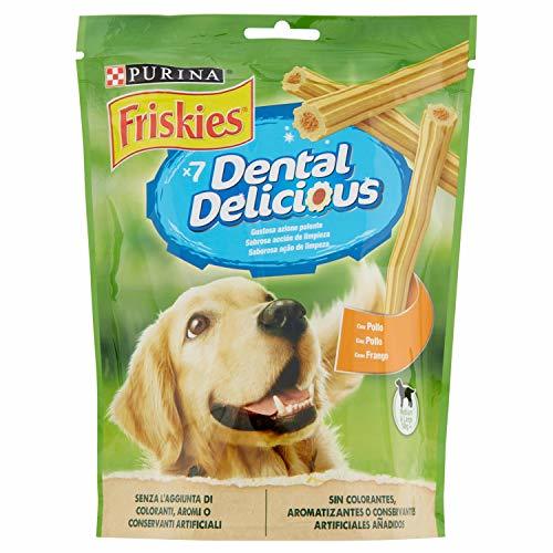 Product Friskies Dental Delicious Snack Perro Mediano y Grande con Pollo 200 g