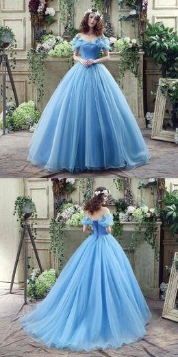 Vestido de noiva azul