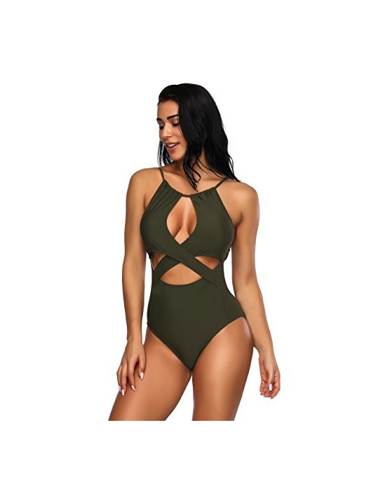 Producto FeelinGirl Mujer Monokini con Uno/Dos Tirantes Traje de Baño de Una Pieza