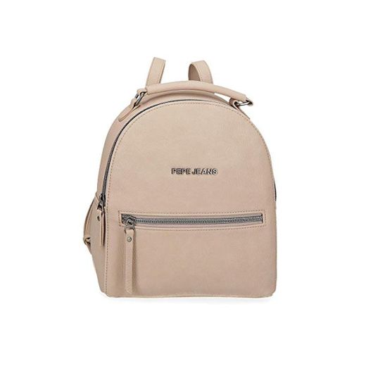 Bolso Mochila Pepe Jeans Eva Taupe