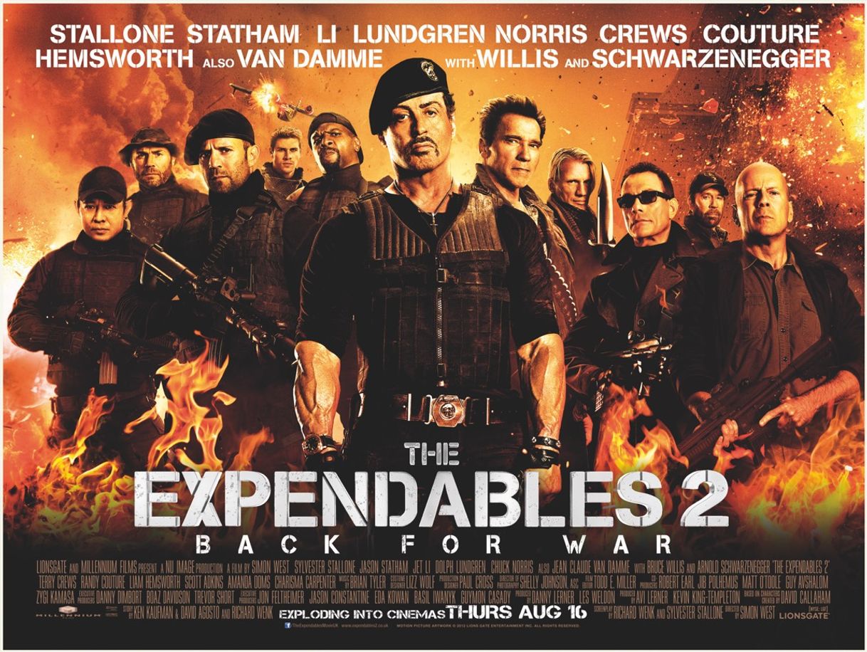 Moda The Expendables 2 