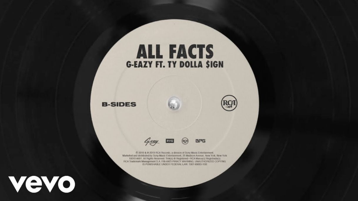 Social G-Eazy - All Facts ft. Ty Dolla $ign 