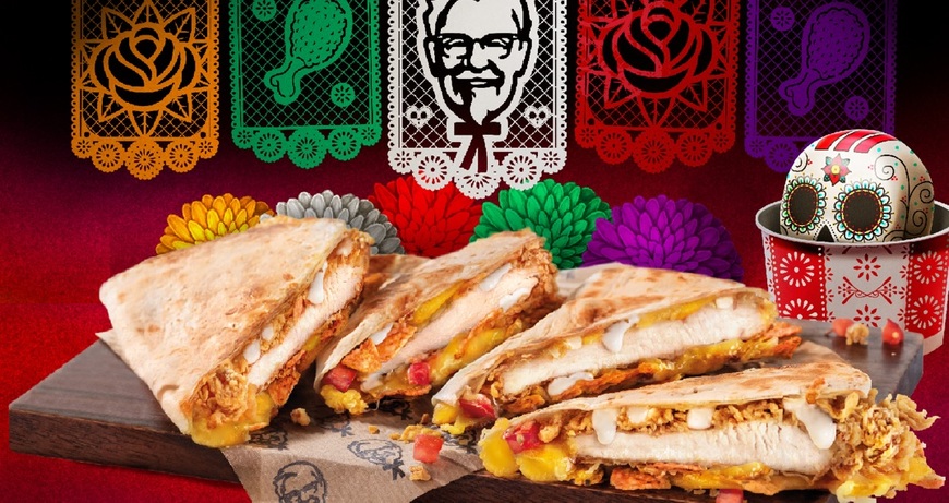 Product KFC quesadilhas