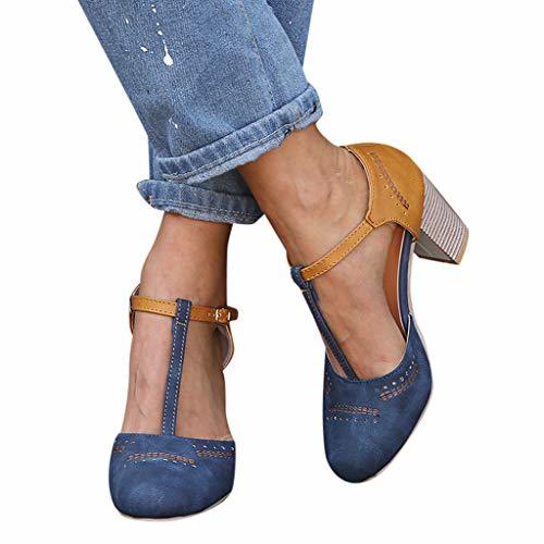 Social 2019 Zapatos De Tacón Alto Ancho
