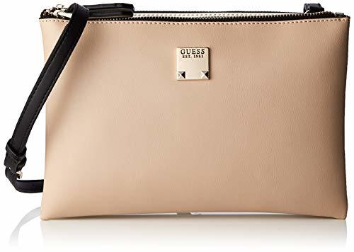 Productos Guess - Lenia Mini Dbl Zip Crossbody, Mujer, Negro