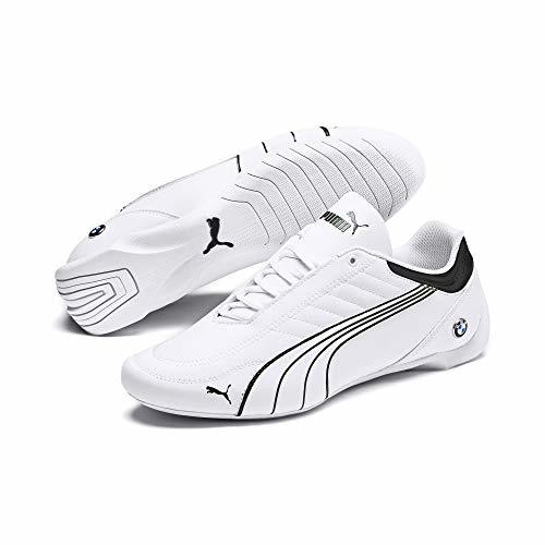 Moda PUMA BMW MMS Future Kart Cat Low Boot Sneaker Weiss-Schwarz, tamaño