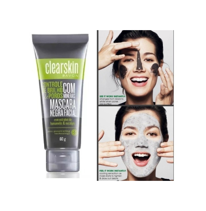 Product Máscara facial negra