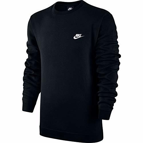 Places Nike M NSW CRW FLC Club Sudadera, Hombre, Negro