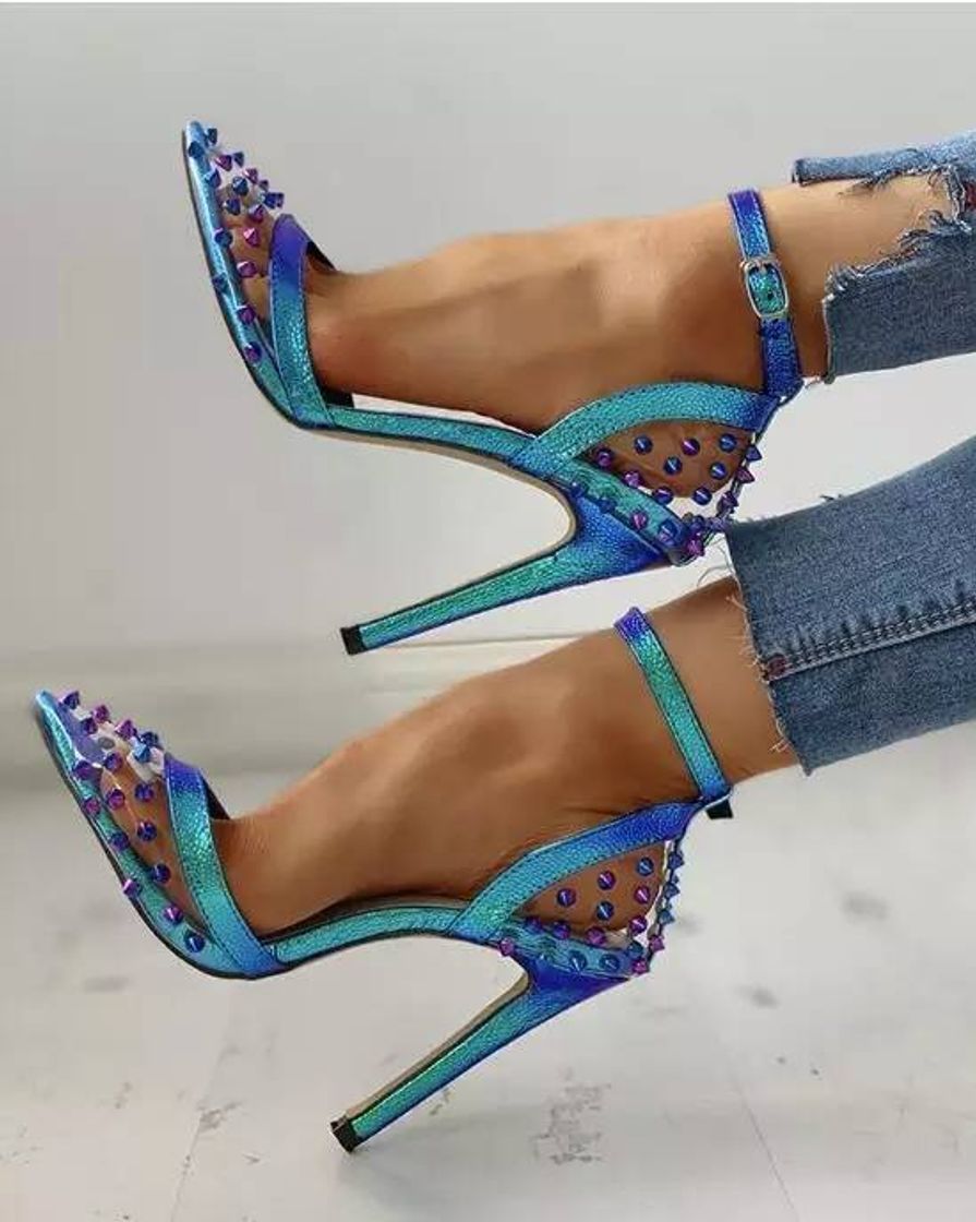 Moda Sandalias azules