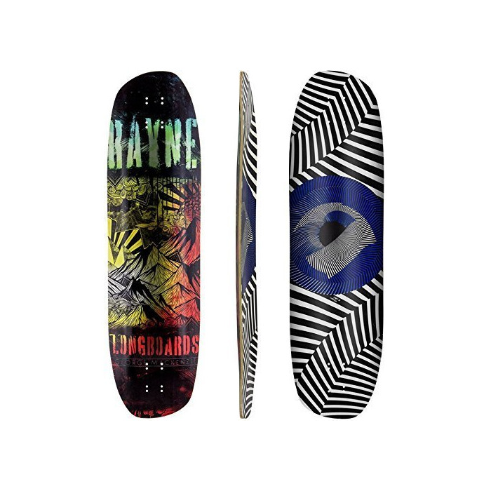 Product Rayne G-Mack Longboard Deck With Grip Tape by Rayne