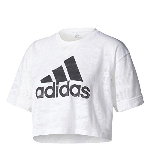 Lugar adidas Aeroknit Crop T Camiseta