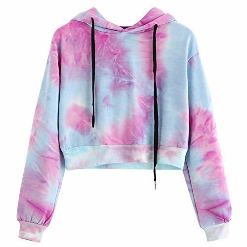 Sudadera con Capucha Mujer 2019 Estampado│Vibrante Joven Suéter con Capucha Otoño e