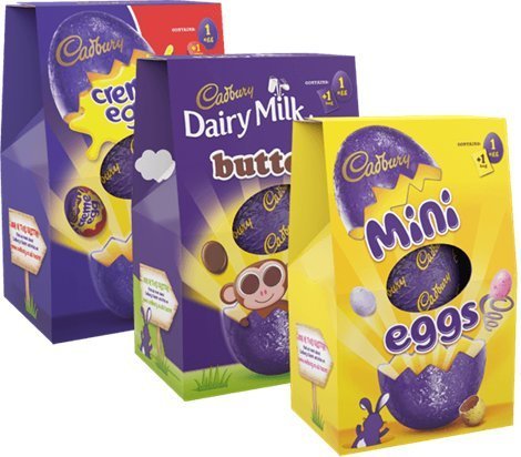 Producto Cadbury Three Easter Medium Eggs Bundle