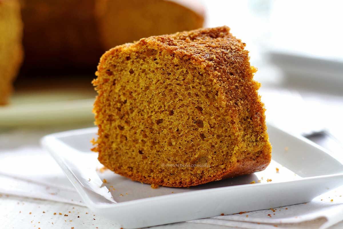 Bolo de Abóbora Fit