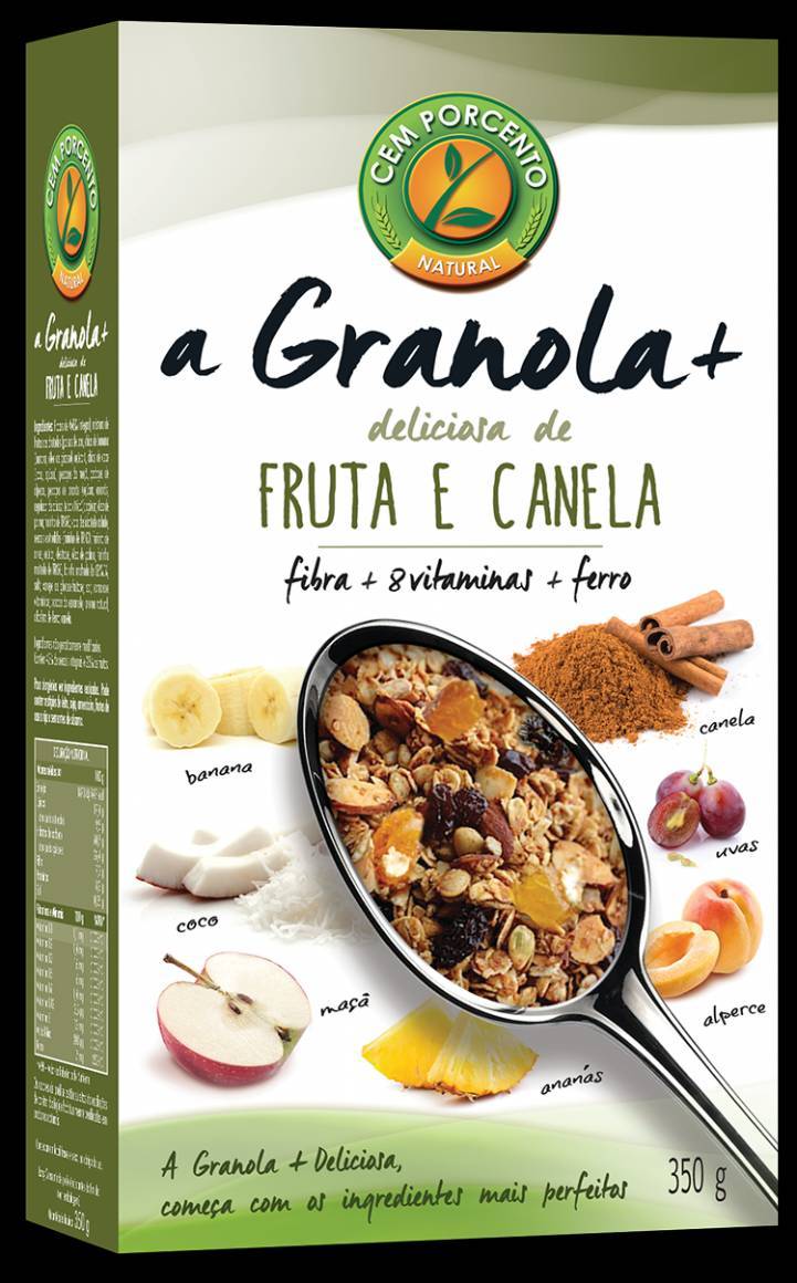 Producto Granola Canela Cem Porcento