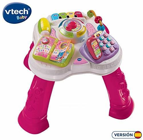VTech Baby - Mesita parlanchina 2 en 1, mesa de actividades infantil