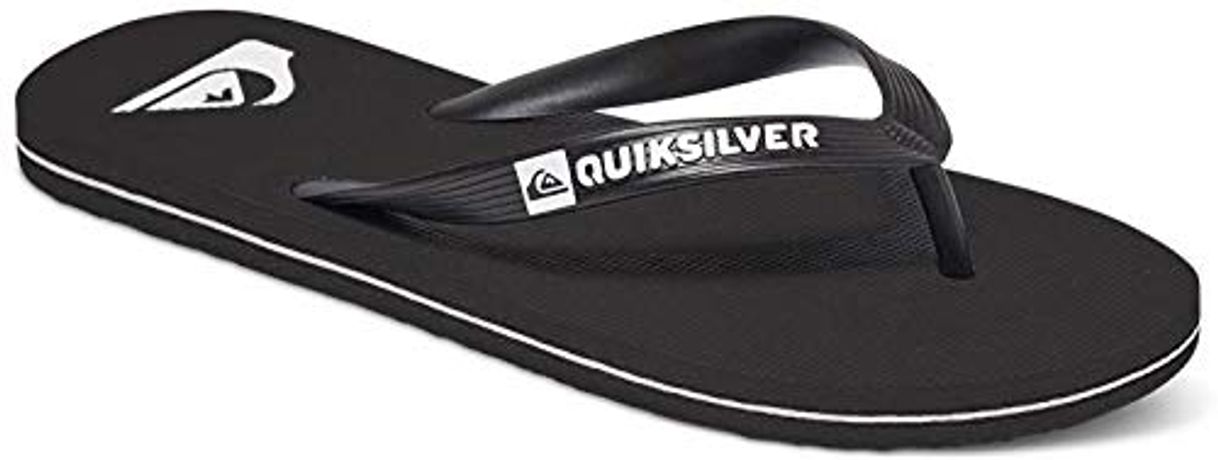 Social Quiksilver Molokai-Flip-Flops For Men, Zapatos de Playa y Piscina para Hombre, Negro