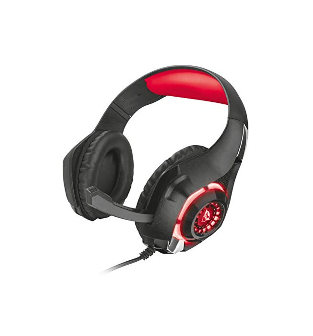 Electronic Trust GXT 313 Nero - Auriculares Gaming con micrófono con iluminación