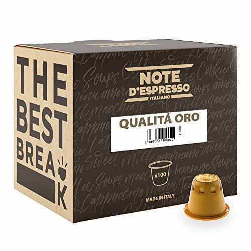 Lugar Note D'Espresso - Cápsulas de café "Qualità Oro" exclusivamente compatibles con cafeteras