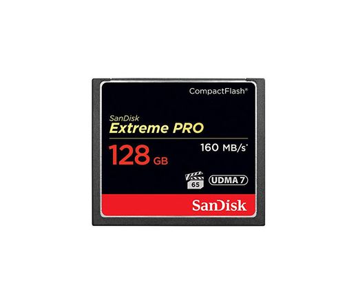 Sandisk 128GB Extreme Pro - Memoria Compact Flash de 128 GB