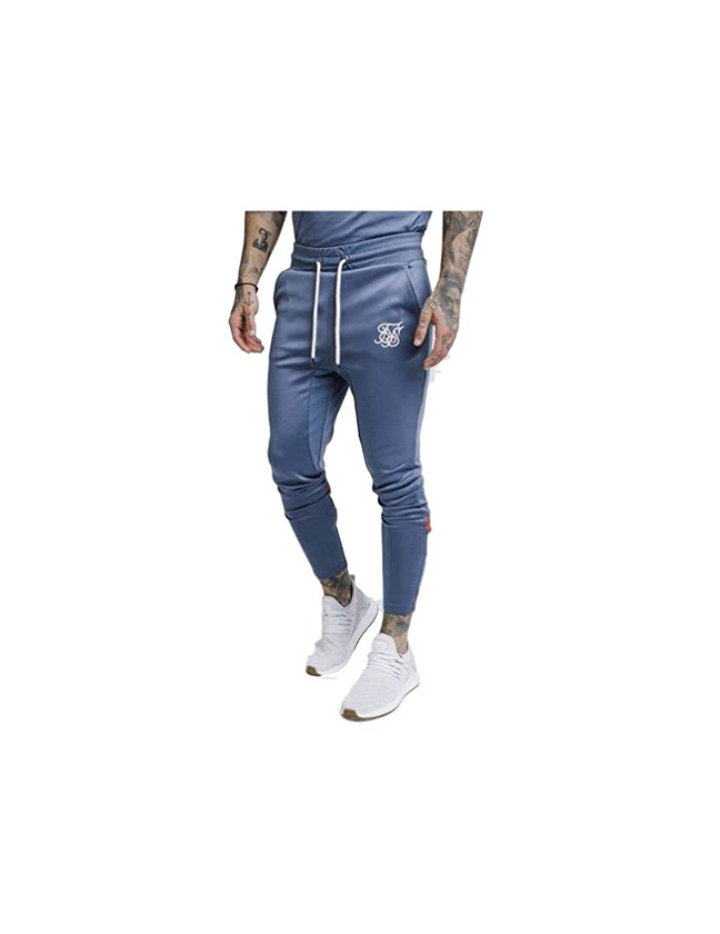 Moda Sik Silk Pantalón de Chandal Sprint Armada