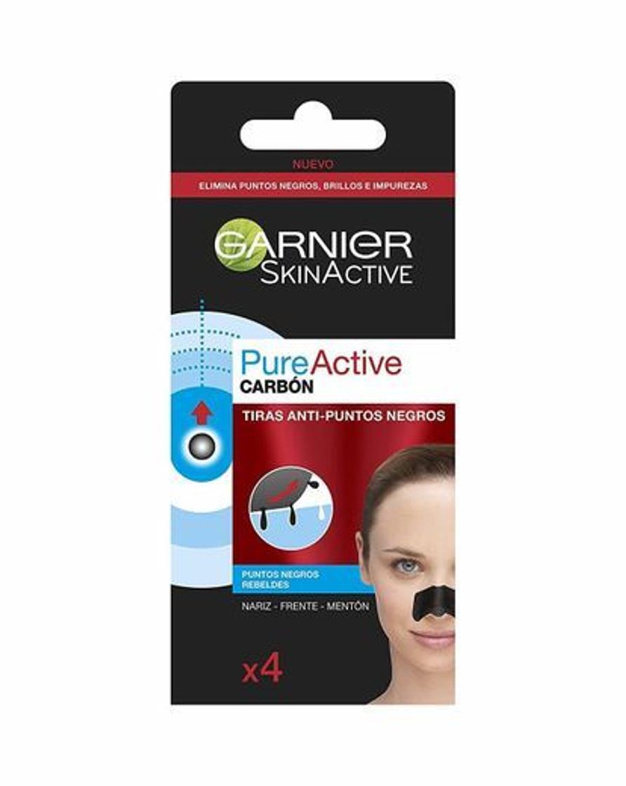 Beauty Garnier Skin Active PureActive Tiras de Carbón Anti Puntos Negros