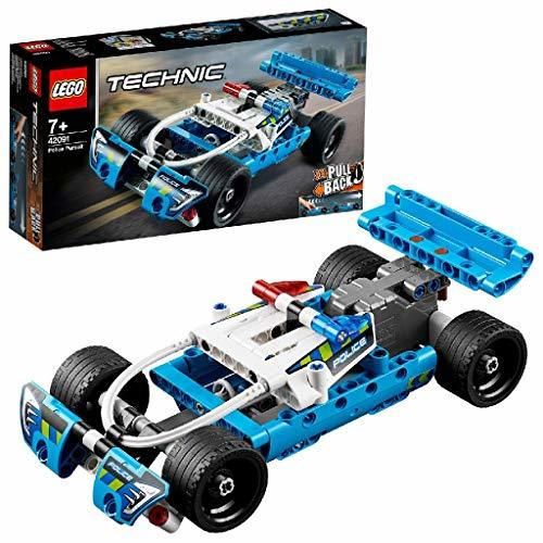 LEGO Technic - Cazador Policial, coche de juguete para construir e imaginar