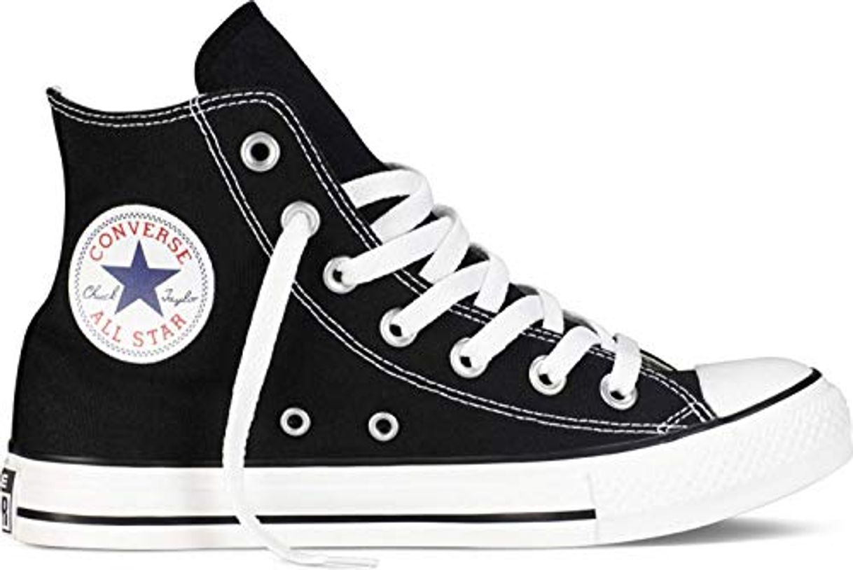 Fashion Converse Chuck Taylor All Star, Zapatillas altas Unisex adulto, Negro (Black), 38