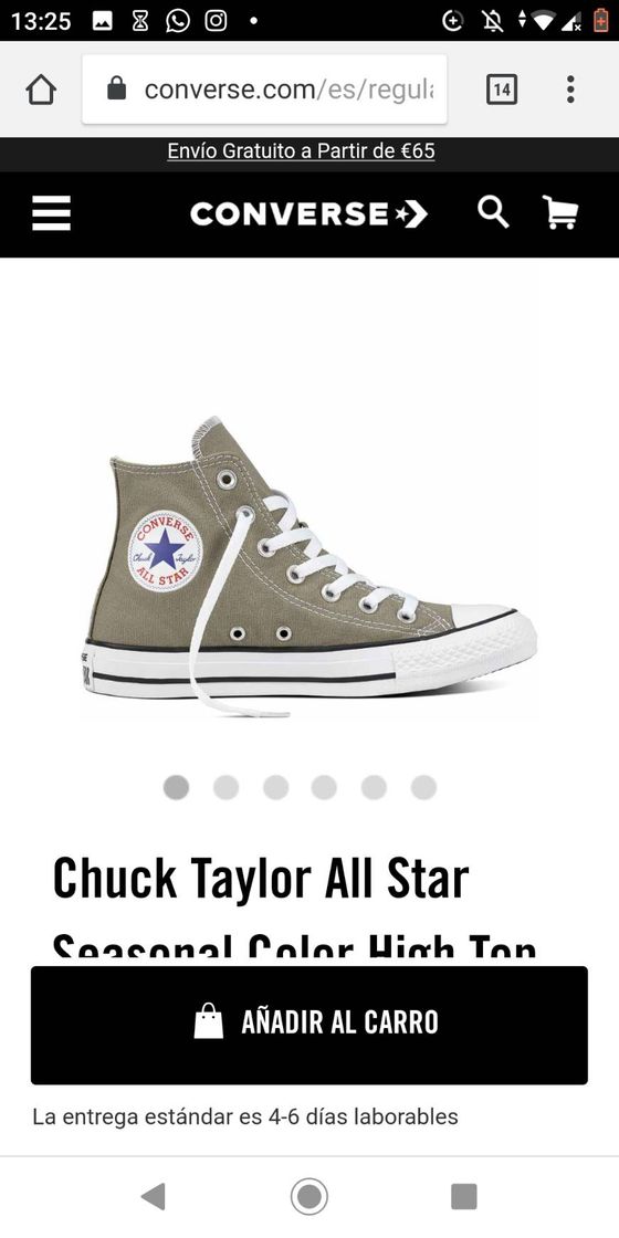 Moda Converse Chuck Taylor All Star Seasonal High 1J793F