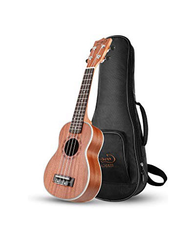 Productos Hricane UKS-1 Ukelele Soprano en Cuerpo y cuello de Sapele de 21