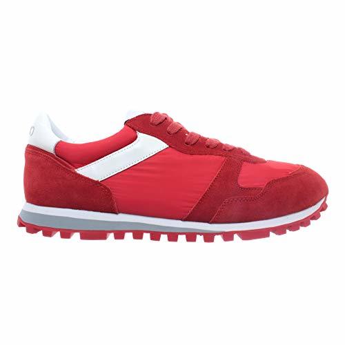 Social Zapatos Hombre Sneakers LIU JO Milano Alex Running Rouge Rojo Nuevos