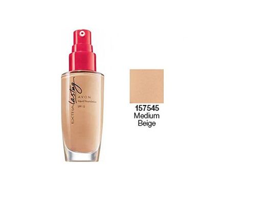 Avon extra Lasting fluidos Foundation Makeup Color Medium Beige