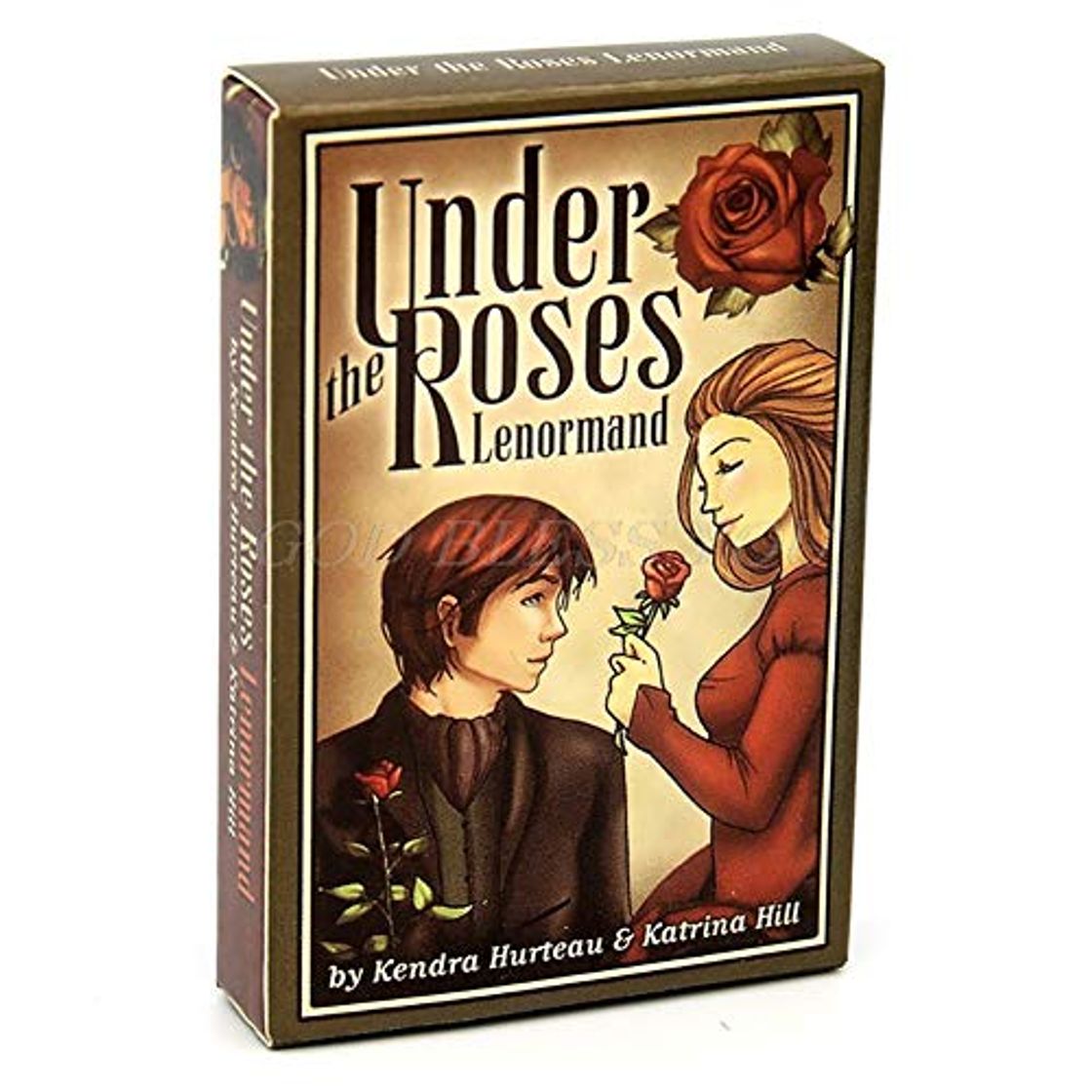 Producto Under The Roses Lenormand 39 Card Oracle Deck para Principiantes Juego Fiesta Familiar Divertido Juego de Cartas