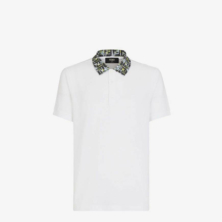 Product Fendi White Polo