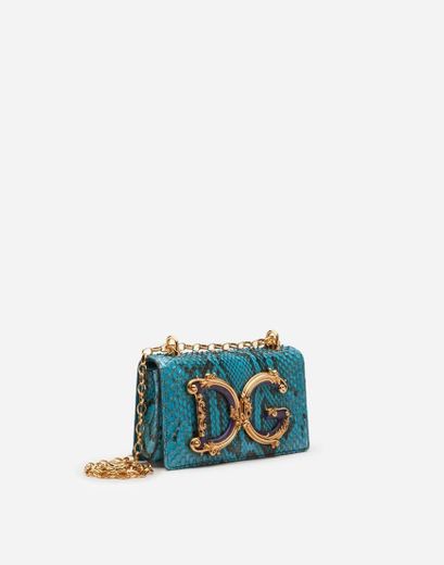 Dolce and Gabbana Python Phone Bag