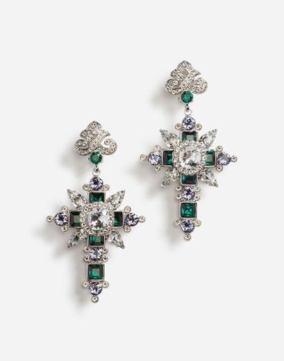 Dolce and Gabbana x Swarovski Pendant Earrings 