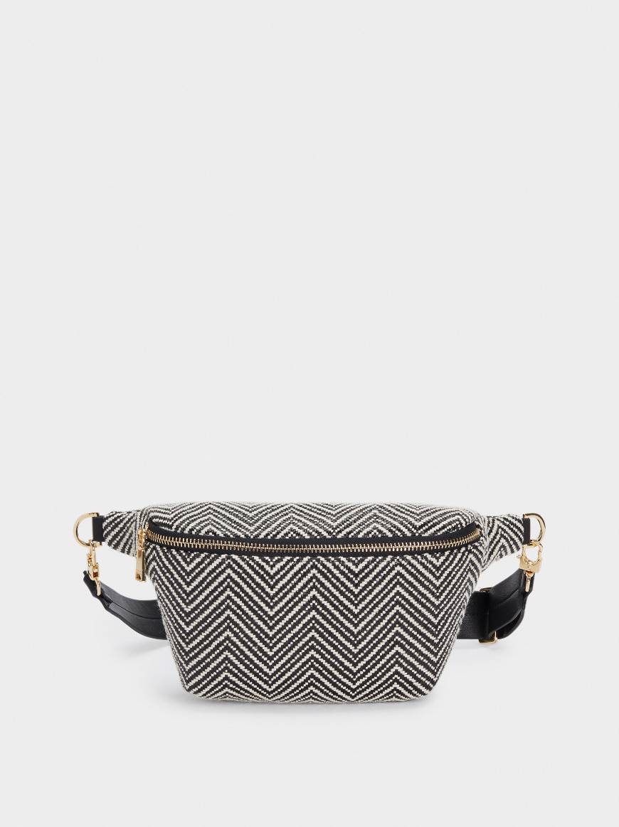 Social 
Mala de cintura textura ráfia