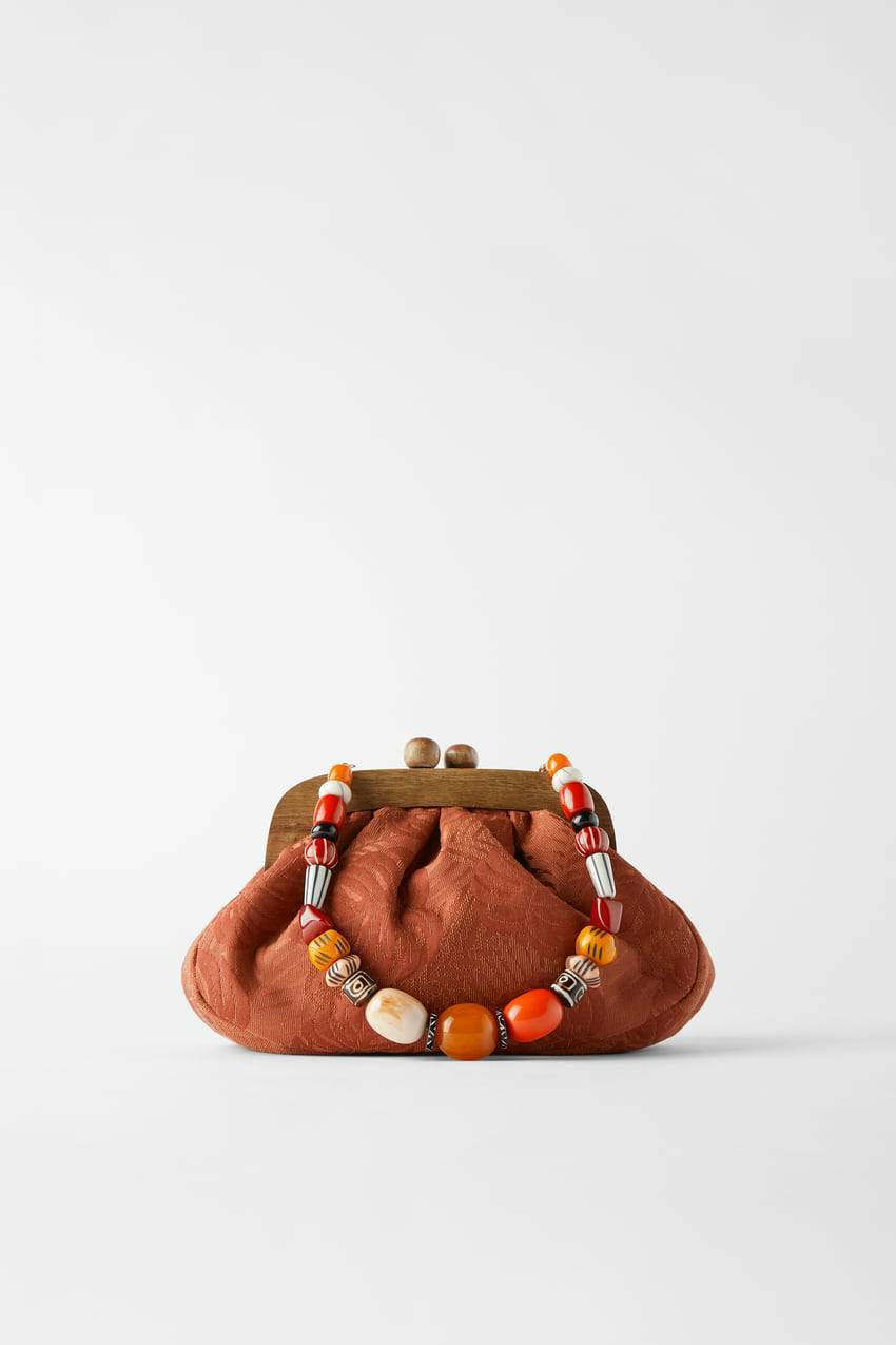 Social Mala a tiracolo tecido jaspeado 