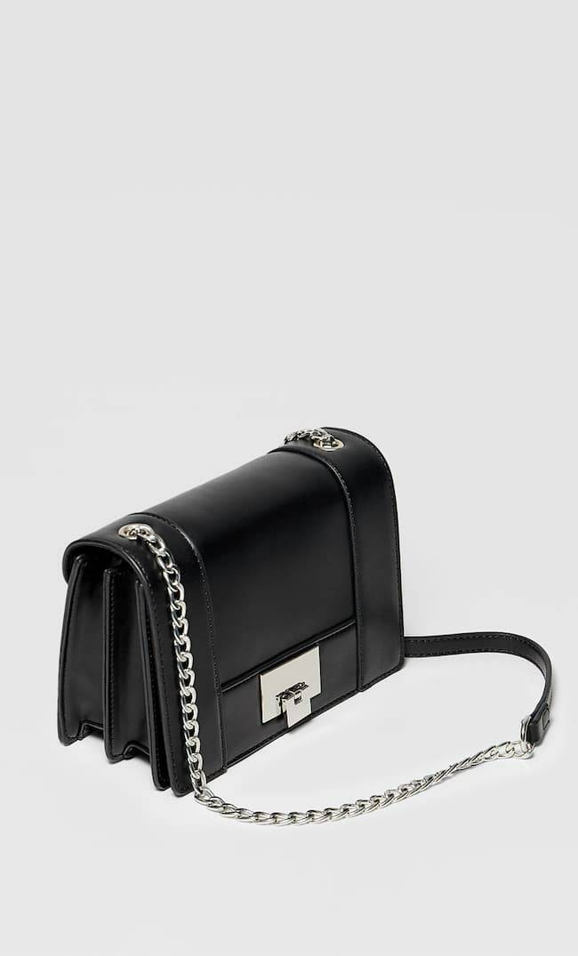 Social Mini mala a tiracolo com fecho

