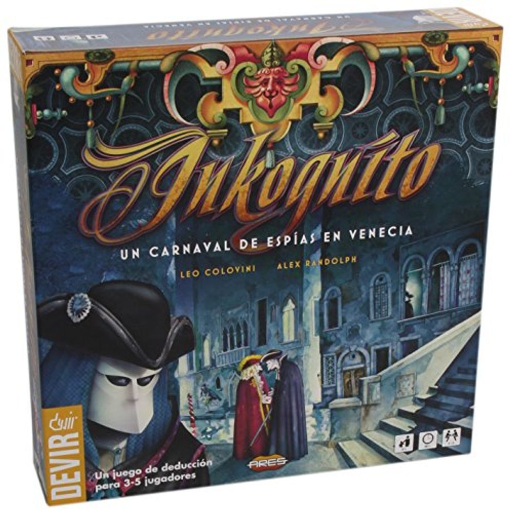 Juego Devir- Juego de Mesa Inkognito, única