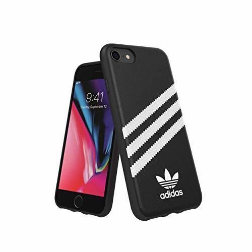 Electrónica adidas Carcasa Moulded Case PU FW 18 Negro/Blanco Compatible con iPhone 6/6S/7/8