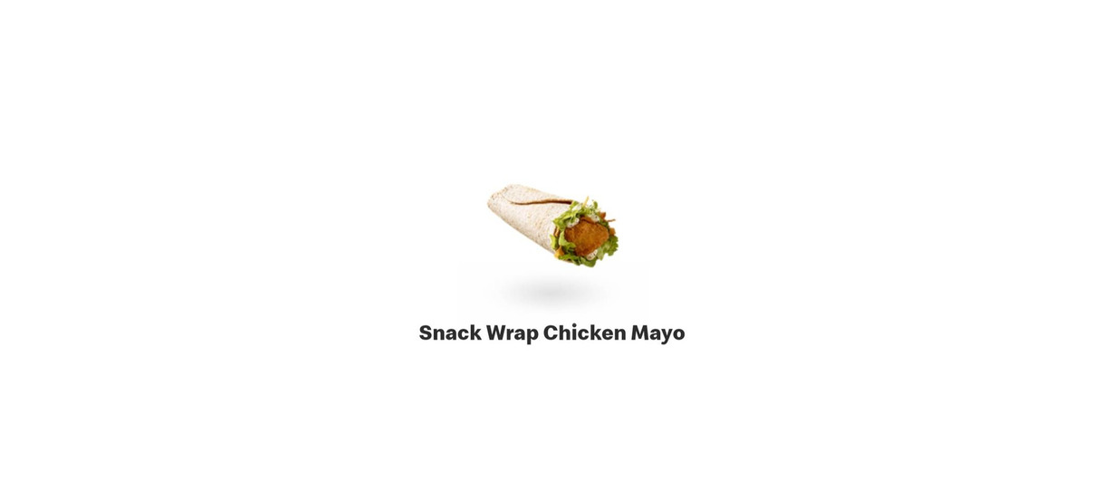 Products Snack wrap chicken mayo